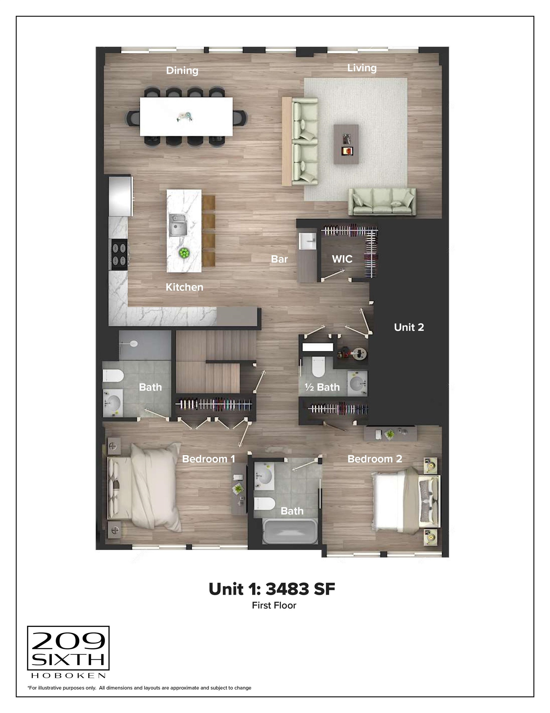 209 6th St #1, Hoboken, New Jersey image 39