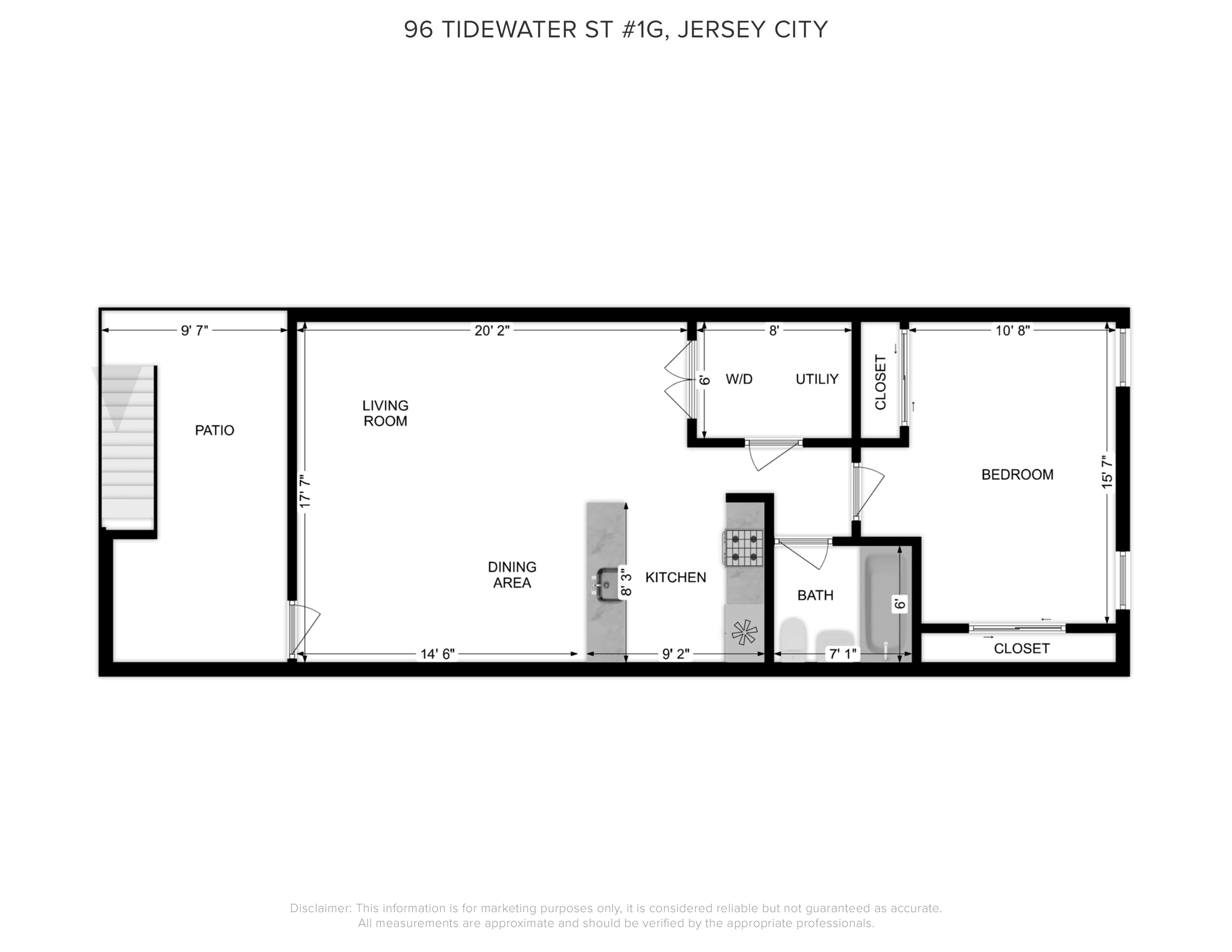 96 Tidewater St #1G, Jersey City, New Jersey image 21