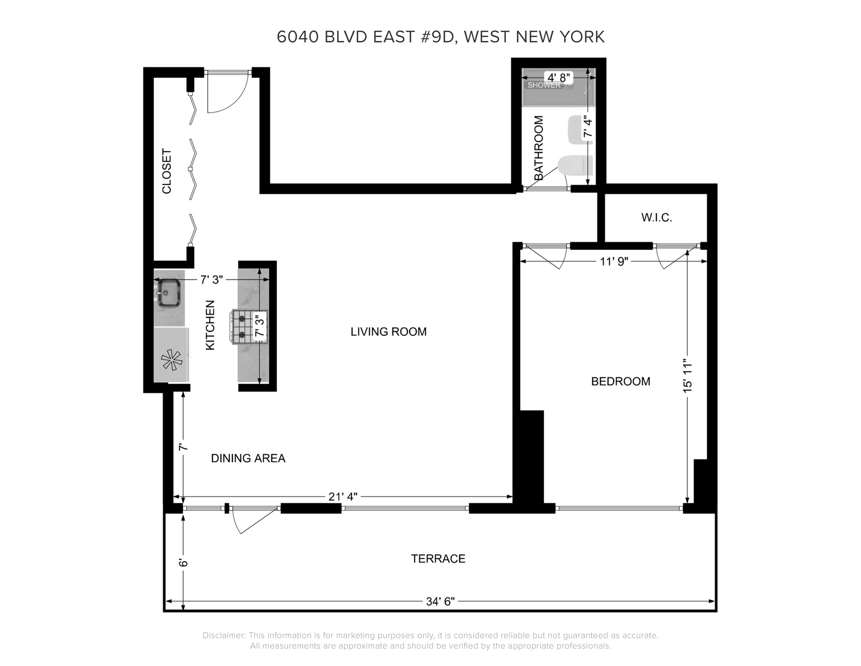 6040 Blvd East #9D, West New York, New Jersey image 4