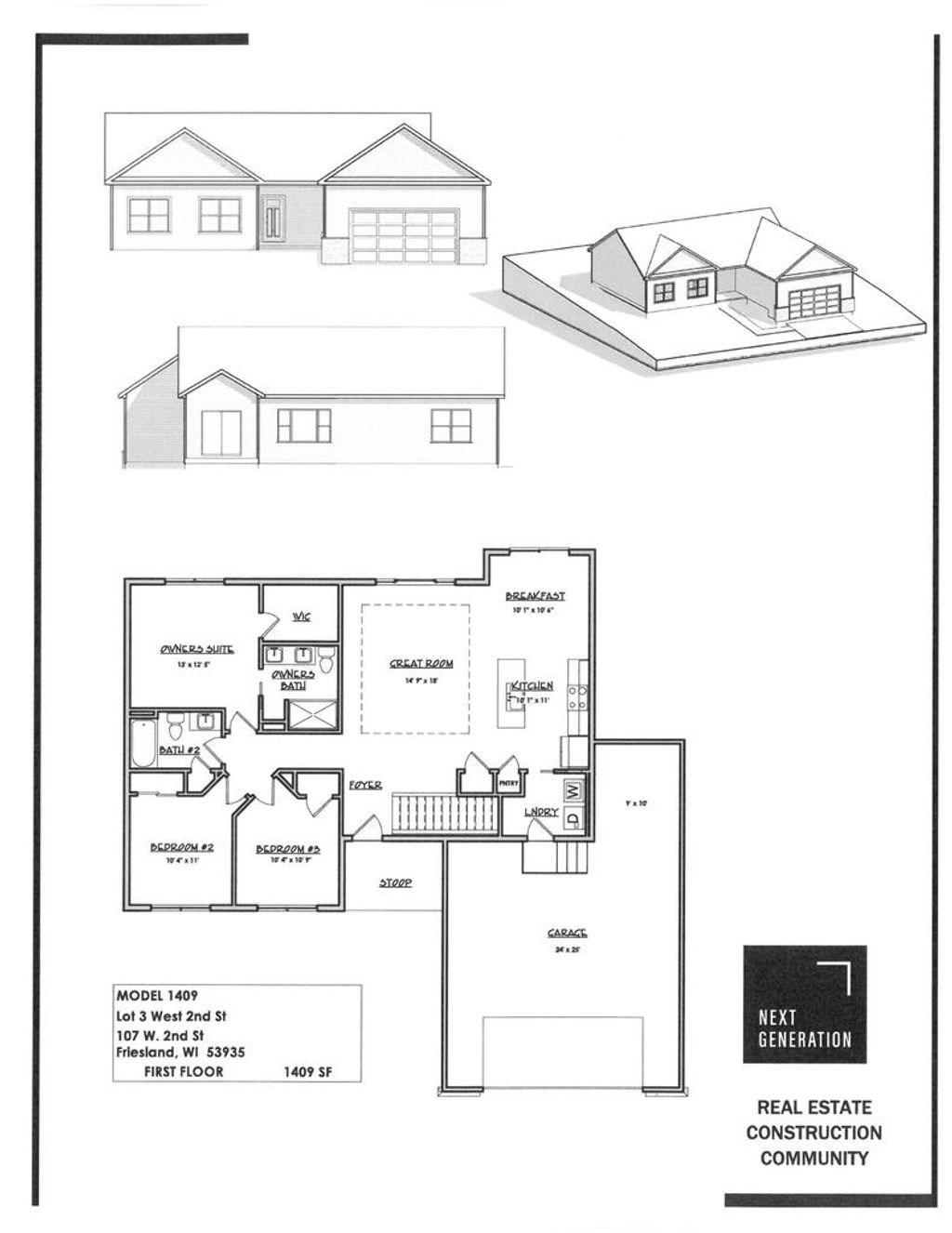 Photo of 107 W 2nd STREET, Friesland, WI 53935 (MLS # 2018328)