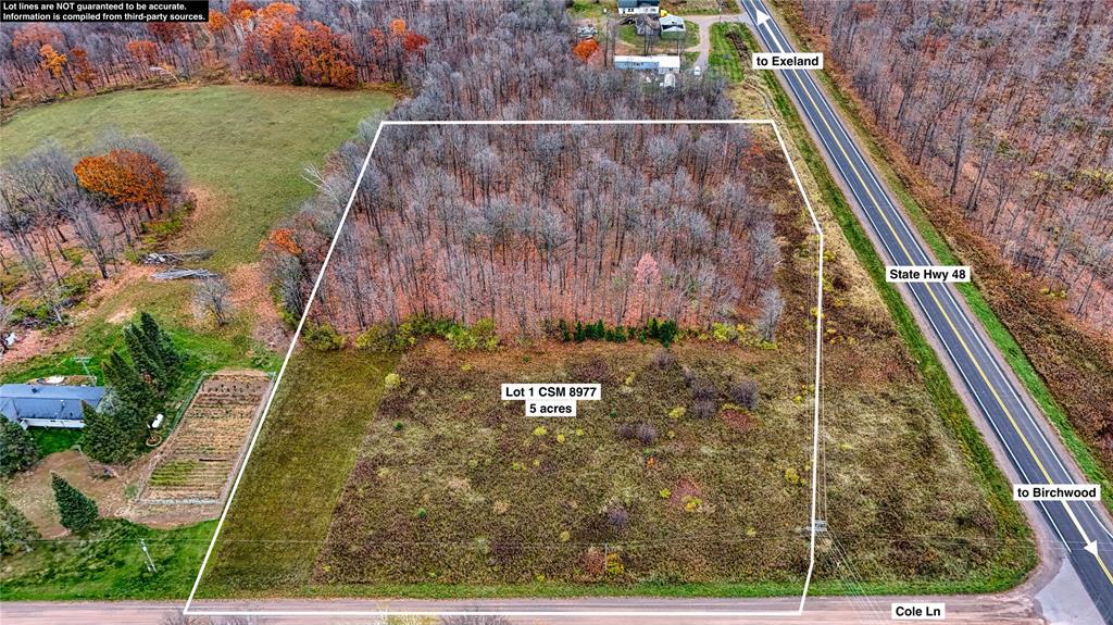 Photo of Lot 1 CSM 8977 (5 ac State Hwy 48, Exeland, WI 54835 (MLS # 1606279)