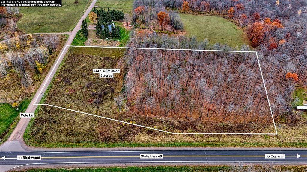 Photo of Lot 1 CSM 8977 (5 ac State Hwy 48, Exeland, WI 54835 (MLS # 1606279)