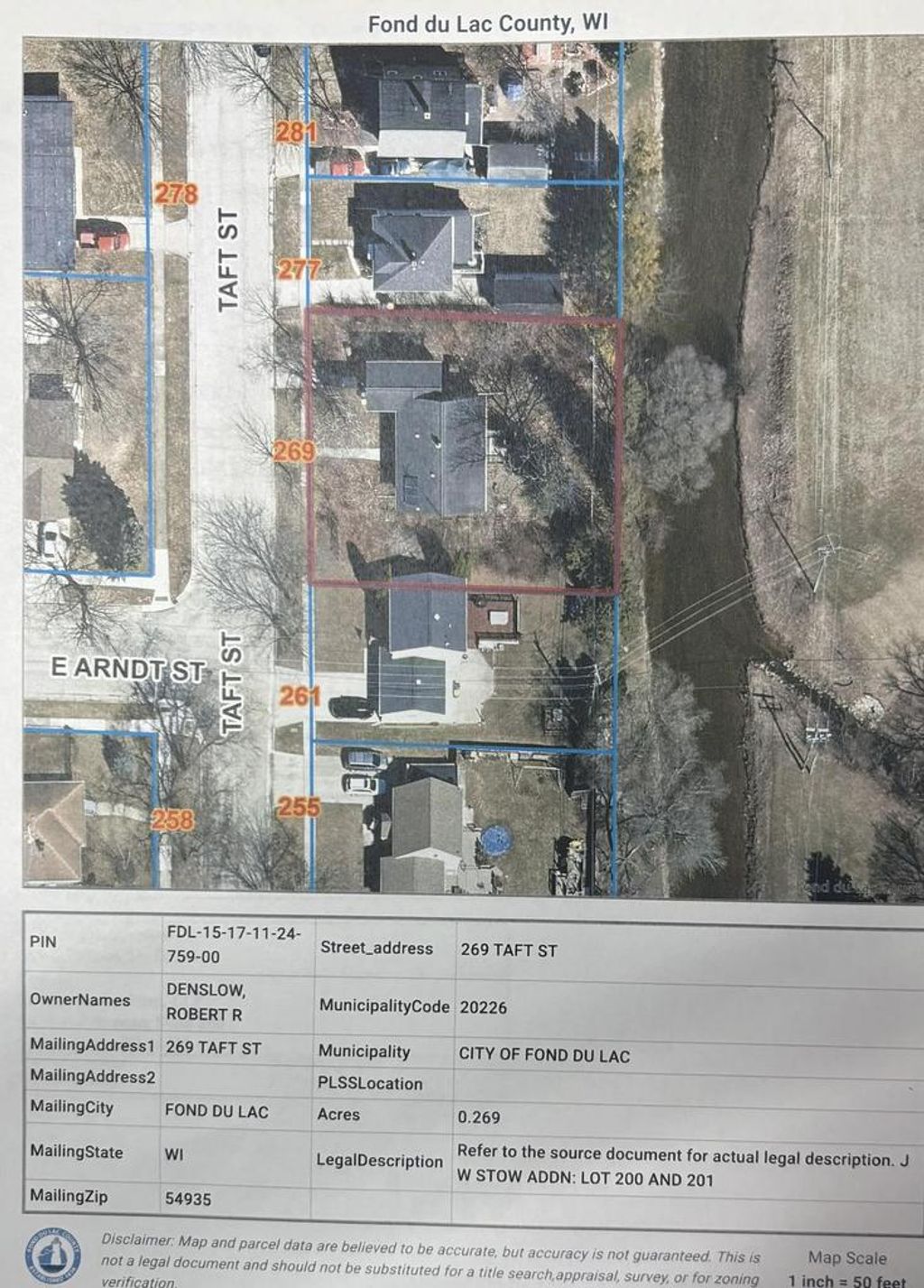 Photo of 269 Taft STREET, Fond Du Lac, WI 54935 (MLS # 50319514)