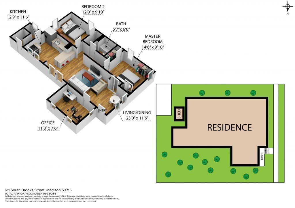 Photo of 611 S Brooks STREET, Madison, WI 53715 (MLS # 2019767)
