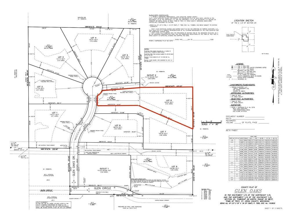 Photo of Lot 6 Glen Oaks DRIVE, River Falls, WI 54022 (MLS # 7025336)