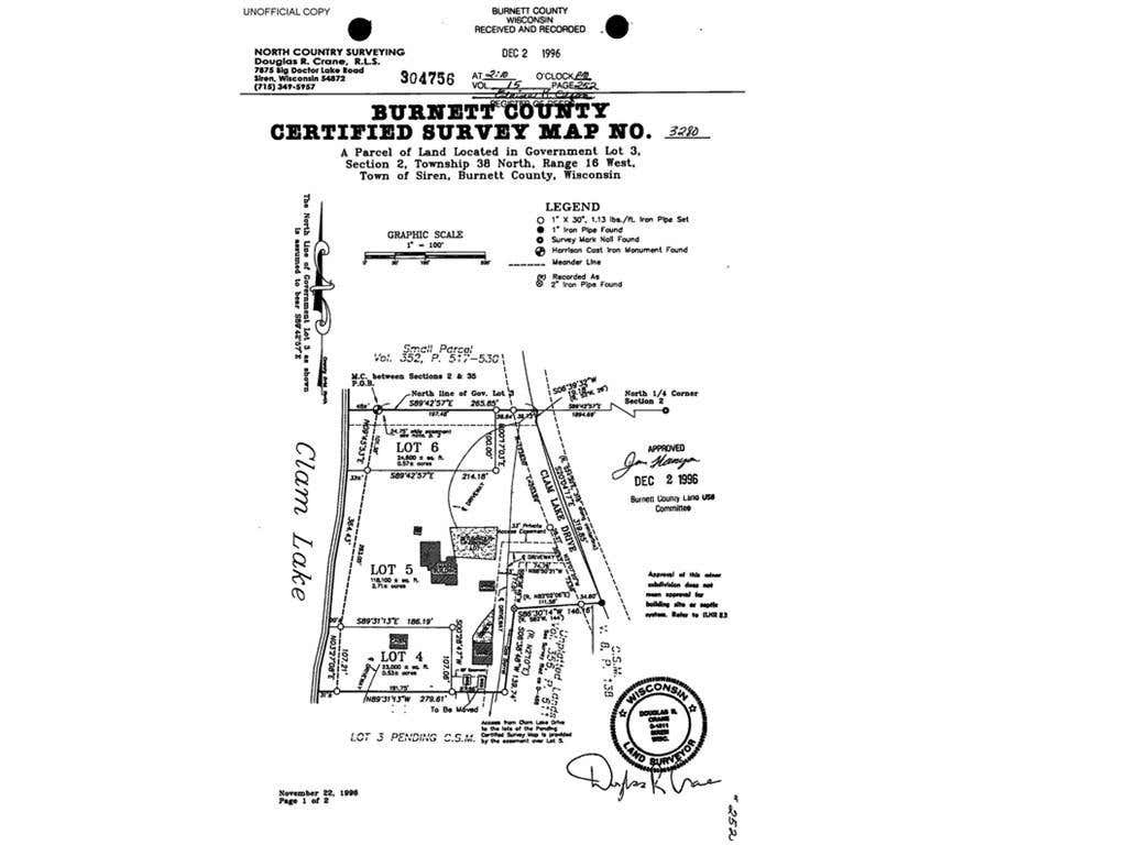 Photo of tbd Clam Lake DRIVE, Siren, WI 54872 (MLS # 7122409)