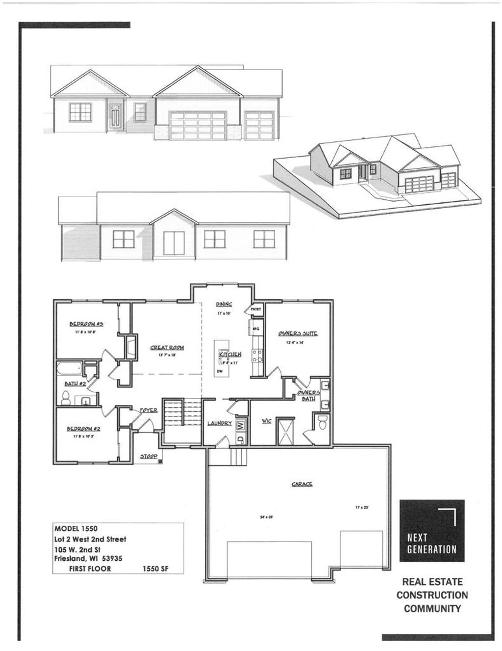 Photo of 105 W 2nd STREET, Friesland, WI 53935 (MLS # 2018385)