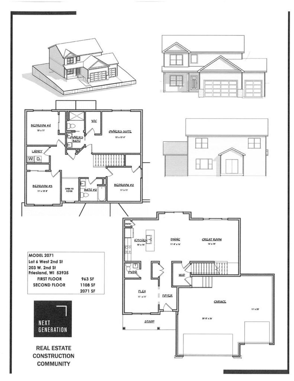 Photo of 203 W 2nd STREET, Friesland, WI 53935 (MLS # 2018326)