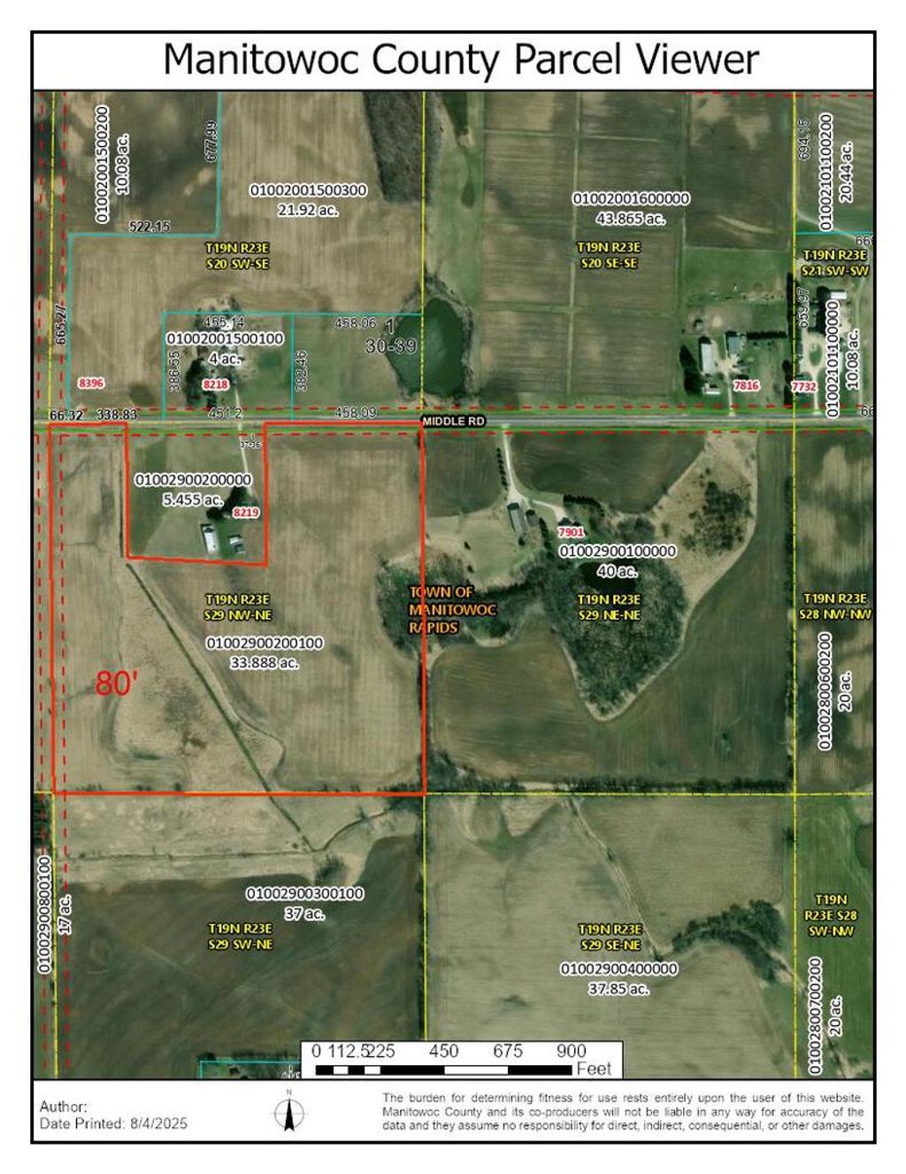 Photo of 8177 Middle ROAD, Manitowoc, WI 54220 (MLS # 1938172)