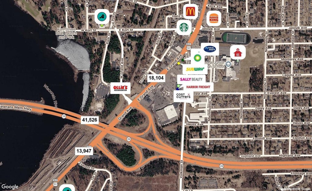 Photo of 1028 E Grand AVENUE #1.496 acres, Rothschild, WI 54474 (MLS # 22604832)
