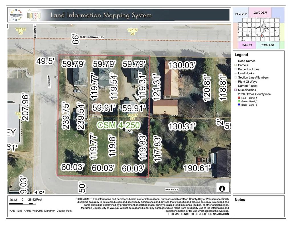 Photo of 5 Parcels State Highway 153 East, Mosinee, WI 54455 (MLS # 22505559)