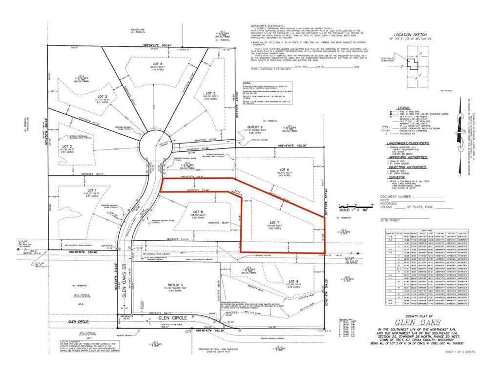 Photo of Lot 7 Glen Oaks DRIVE, River Falls, WI 54022 (MLS # 7025353)