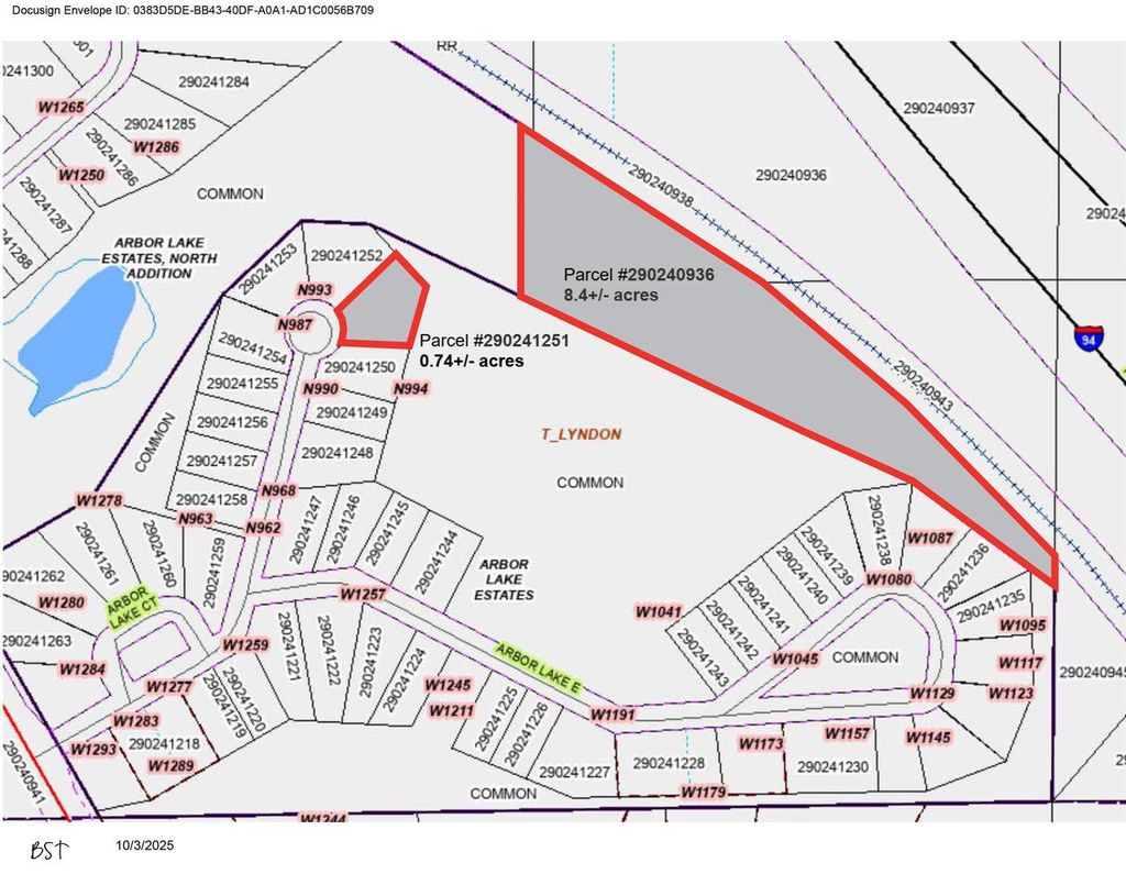Photo of 9.15 Acres Arbor Lake S, Lyndon Station, WI 53944 (MLS # 2010233)