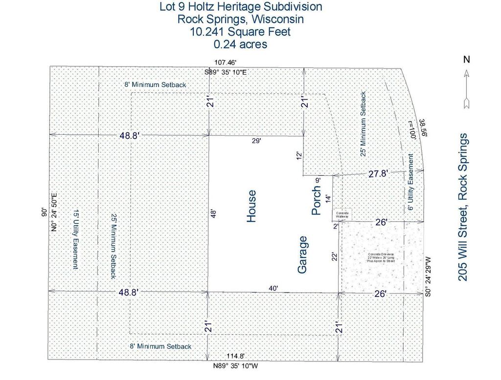 Photo of 205 Will STREET, Rock Springs, WI 53961 (MLS # 2019706)