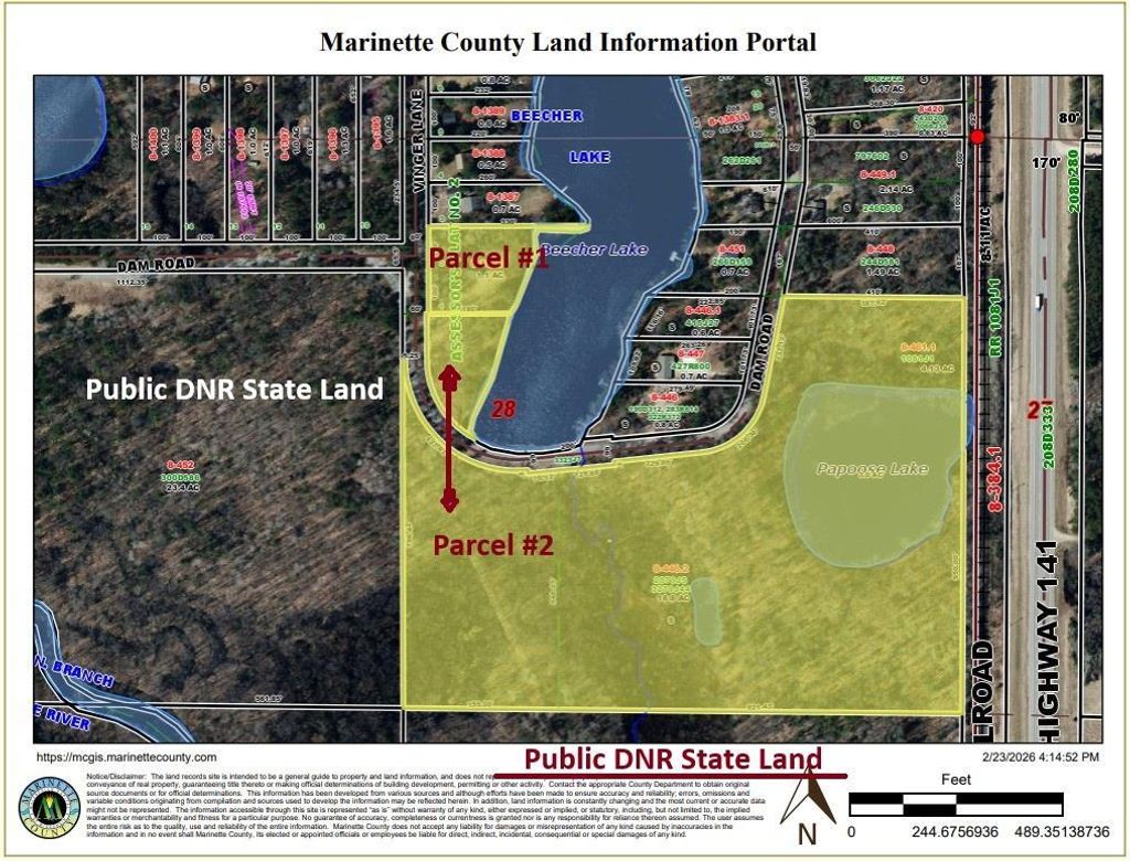 Photo of N16542 Dam ROAD, Pembine, WI 54156 (MLS # 50323126)