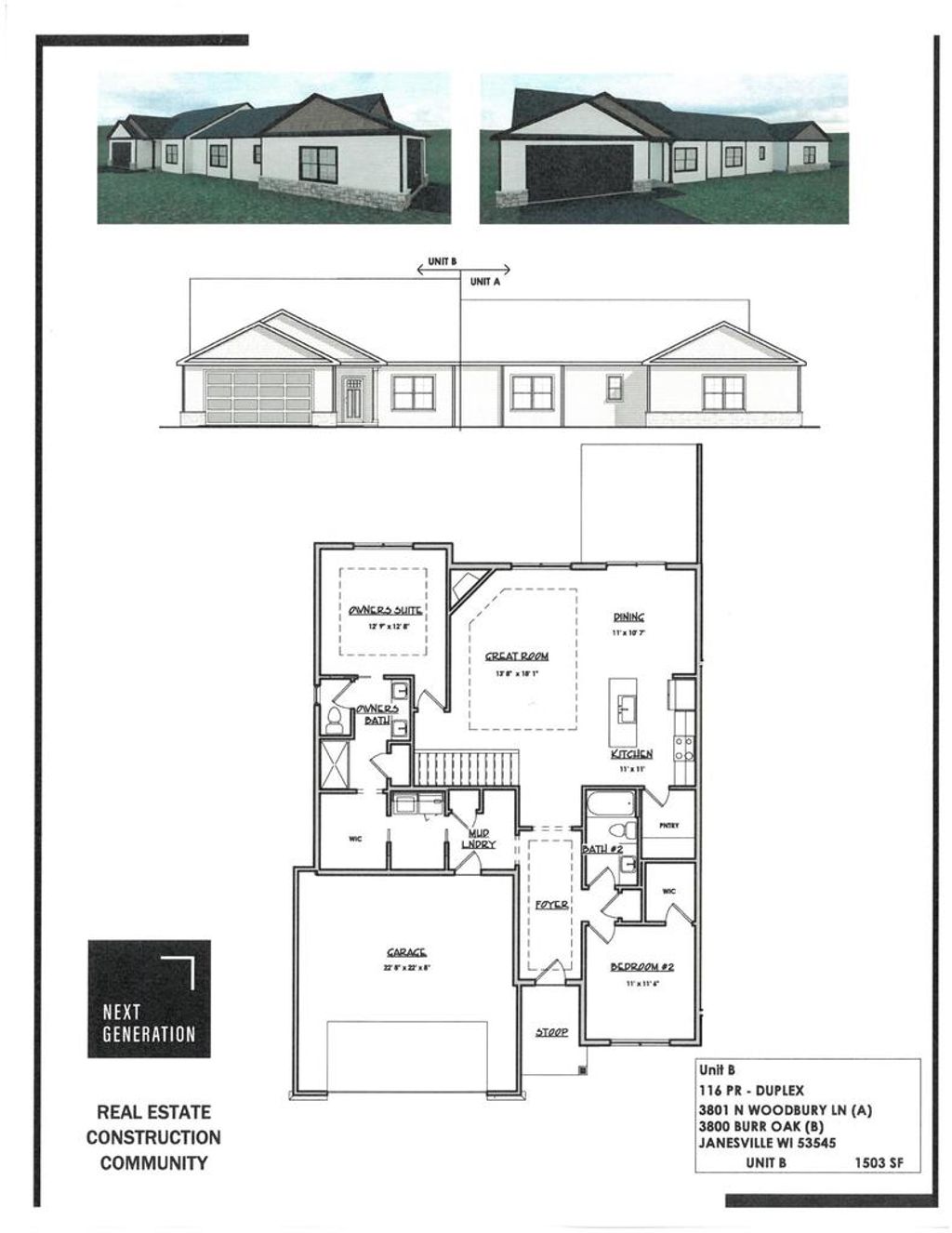 Photo of 3800 Burr Oak DRIVE, Janesville, WI 53545 (MLS # 2019144)