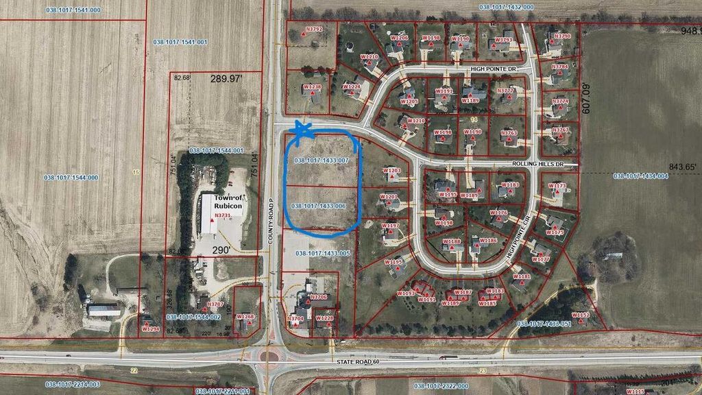 Photo of Lt2 Rolling Hills DRIVE #Lt3, Rubicon, WI 53078 (MLS # 1944345)