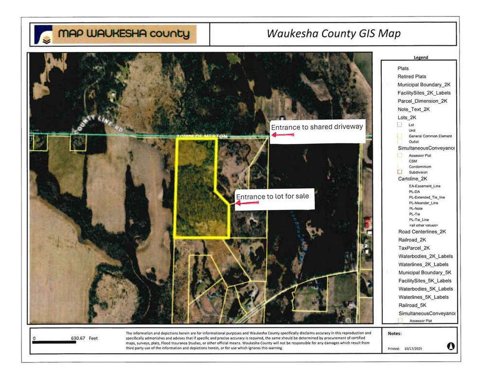 Photo of Lt0 County Line ROAD, Hartland, WI 53029 (MLS # 1940021)