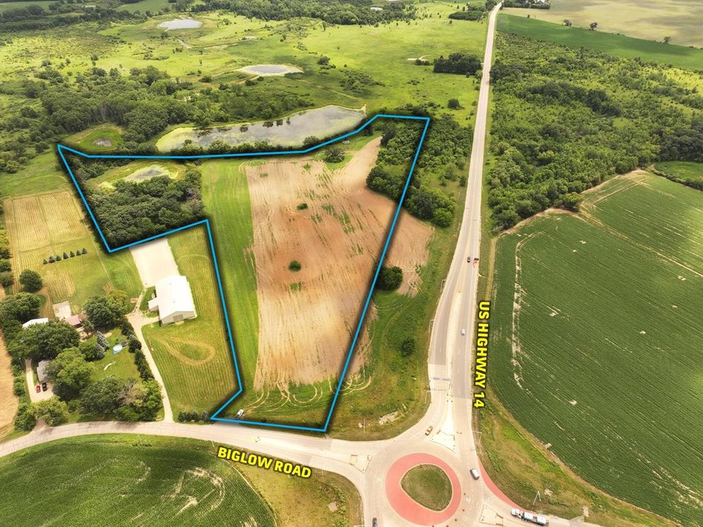 Photo of 19.79 M/L Acres Biglow Road, Brooklyn, WI 53521 (MLS # 2027832)