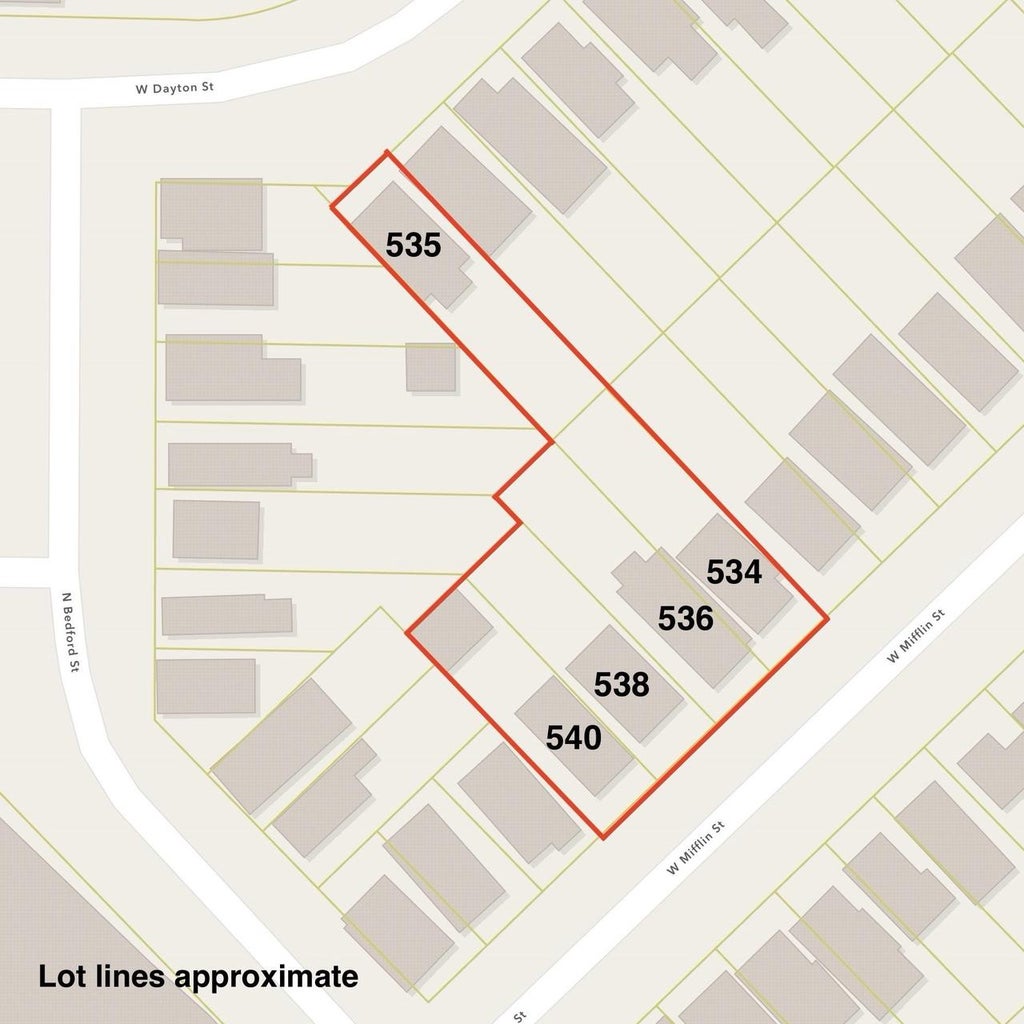 Photo of 534,536,538,540 W Mifflin &amp; 535 W Dayton STREET, Madison, WI 53703 (MLS # 2031016)