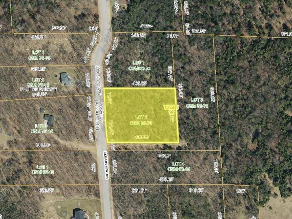 Photo of Lot 2 2.88 Acre Clearview DRIVE, Weston, WI 54476 (MLS # 22600440)