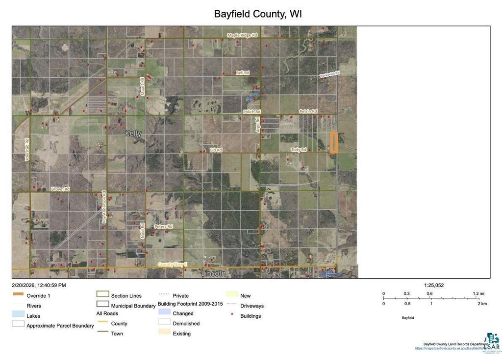 Photo of 309xx Tody ROAD, Mason, WI 54856 (MLS # 6124059)