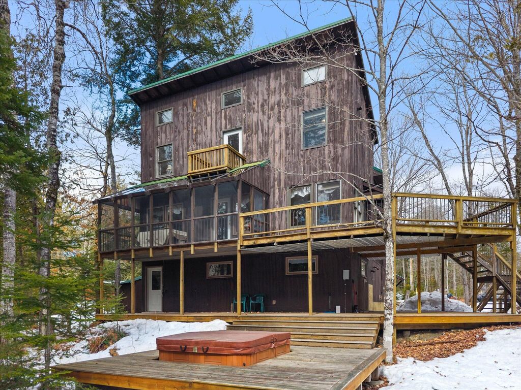 Photo of 1030 Poplar Stream Road, Carrabassett Valley, ME 04947 (MLS # 1654809)