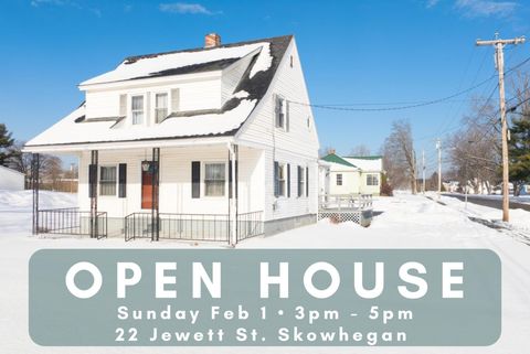 Photo of 22 Jewett Street, Skowhegan, ME 04976 (MLS # 1650237)