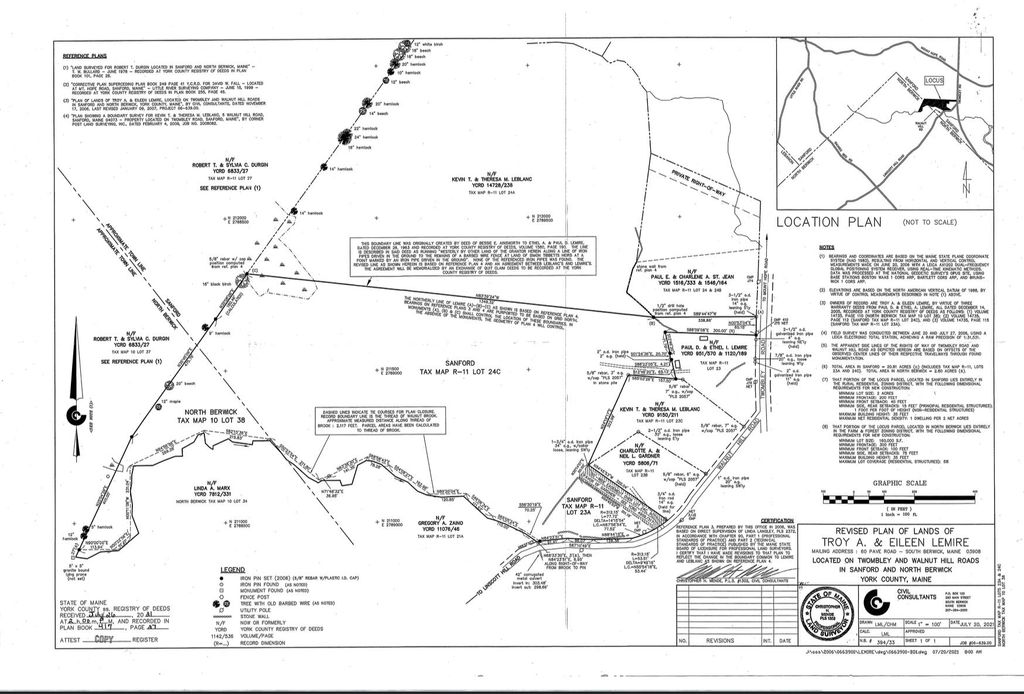 Photo of Lot 24C Walnut Brook Road, Sanford, ME 04073 (MLS # 1652192)
