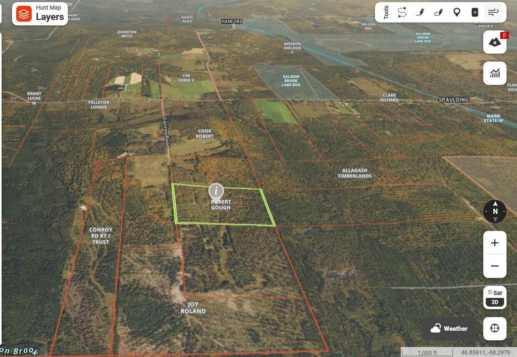 Photo of Map4Lot4B Off Conroy Road, Perham, ME 04766 (MLS # 1649250)
