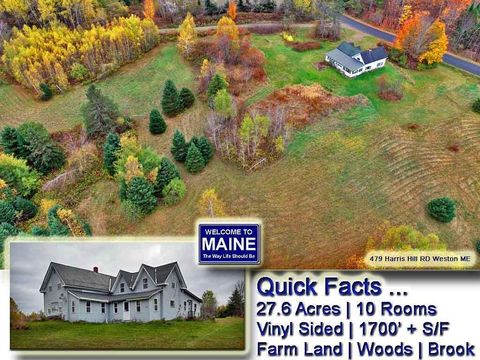 479 Harris Hill Road Weston ME 04424
