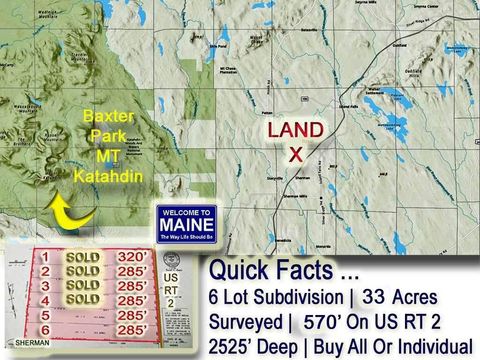 Lot 18 US RT 2 Highway Sherman ME 04776