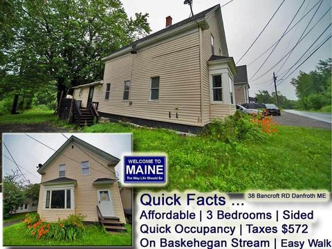 38 Bancroft Road Danforth ME 04424
