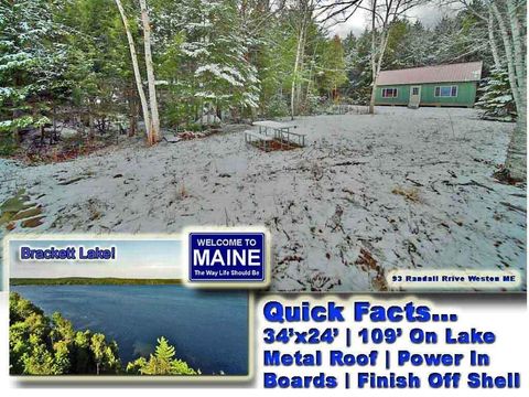 Photo of 93 Brackett Drive, Weston, ME 04424 (MLS # 1655360)