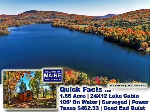 Lot 9 Field Road Oakfield ME 04763