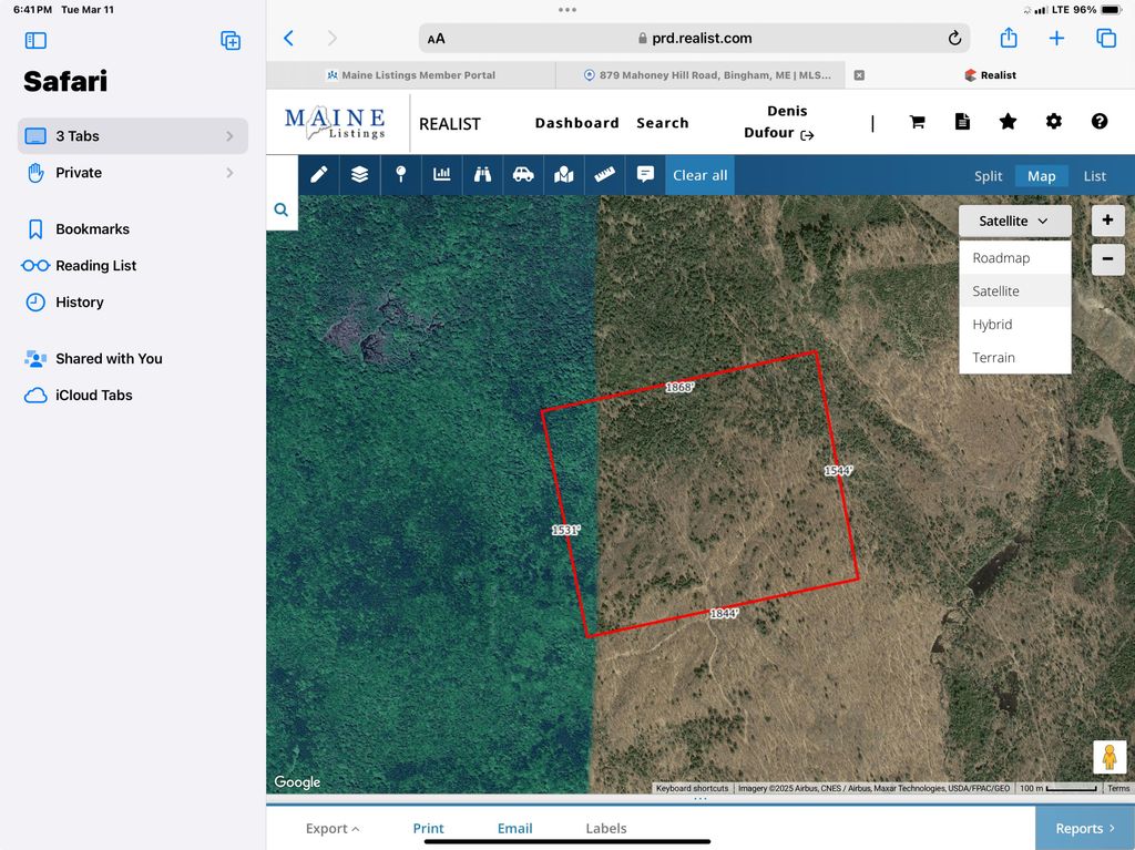 Photo of 025-026 Between Goodrich n Mahoney hil, Bingham, ME 04920 (MLS # 1662632)