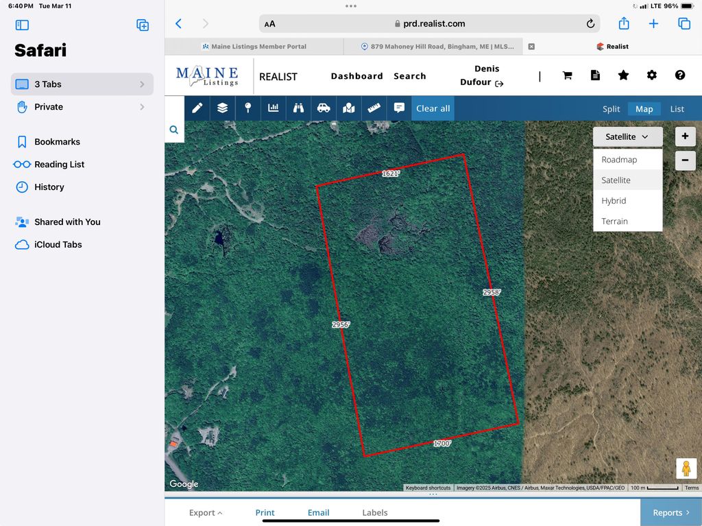 Photo of 025-026 Between Goodrich n Mahoney hil, Bingham, ME 04920 (MLS # 1662632)