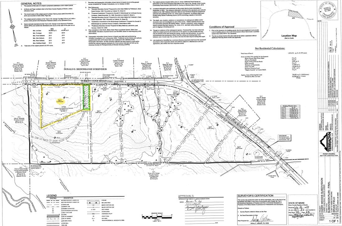 Lot #1 Map