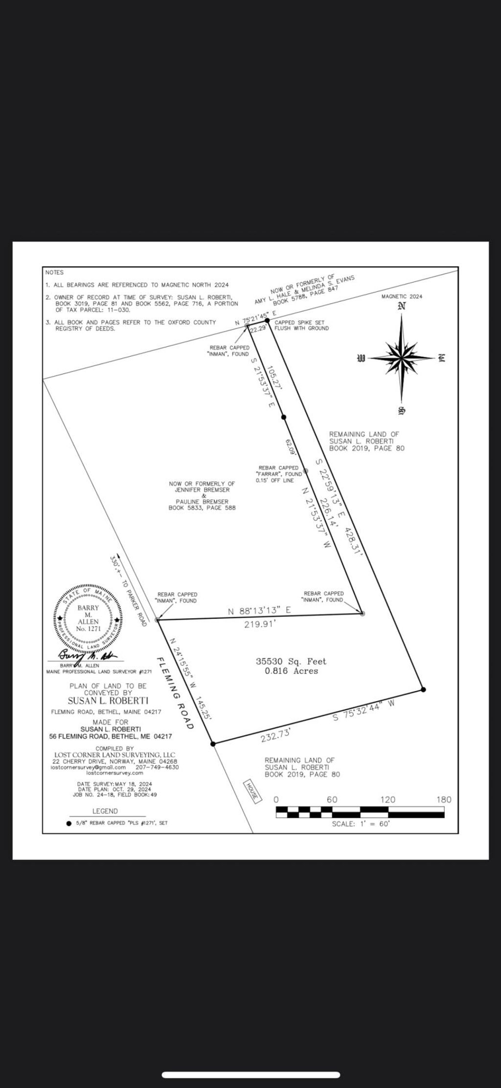 Photo of Lot 1 Fleming Road, Bethel, ME 04217 (MLS # 1659616)