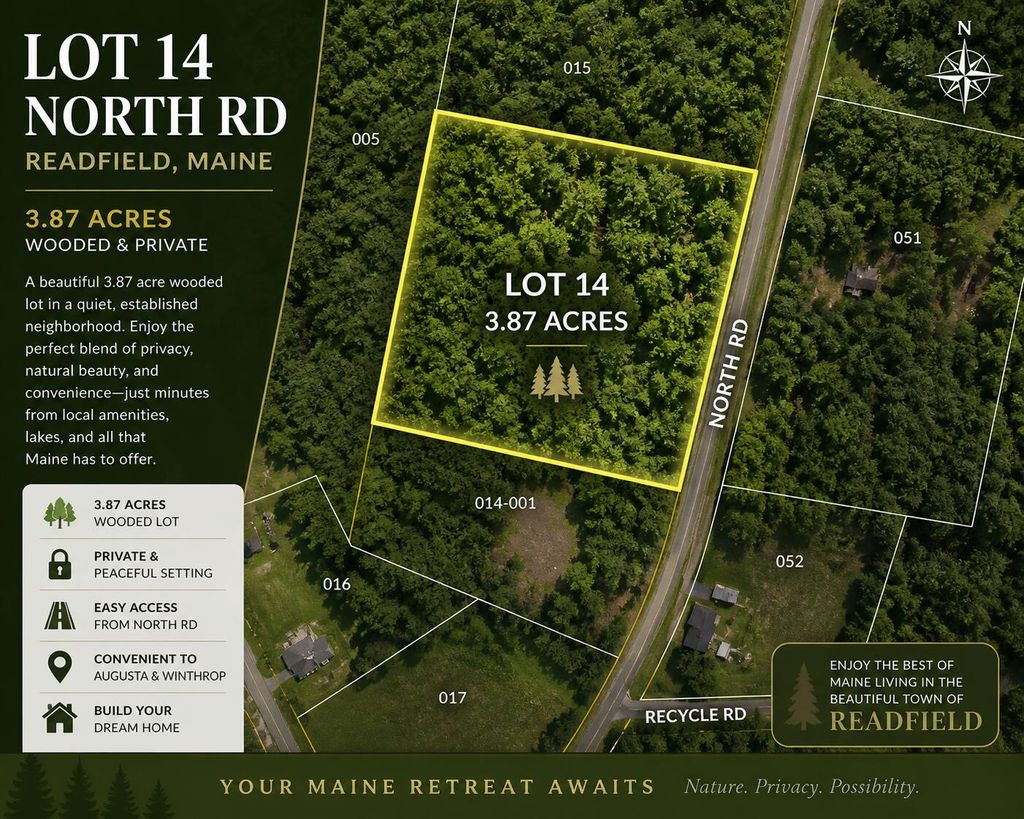 Photo of 0 North Road, Readfield, ME 04355 (MLS # 1660481)