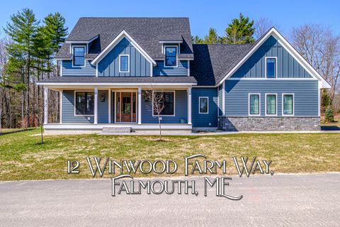 Photo of 12 Winnwood Farm Way, Falmouth, ME 04105 (MLS # 1657639)