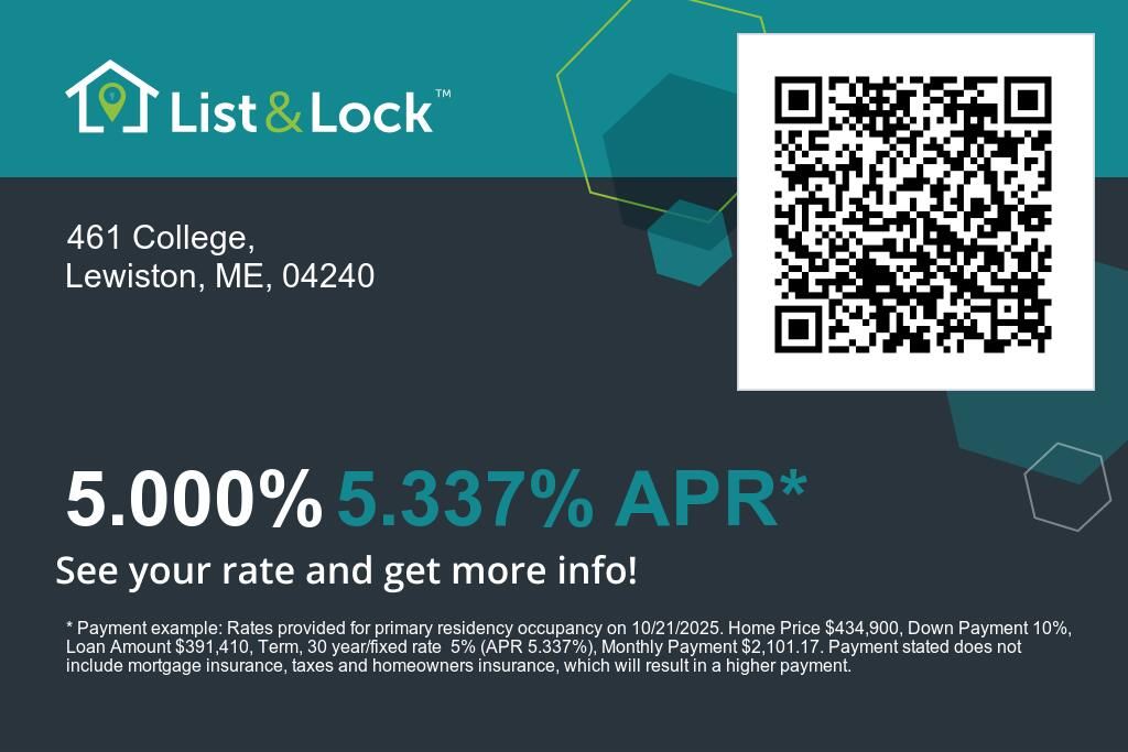 Photo of 461 College Street, Lewiston, ME 04240 (MLS # 1639978)