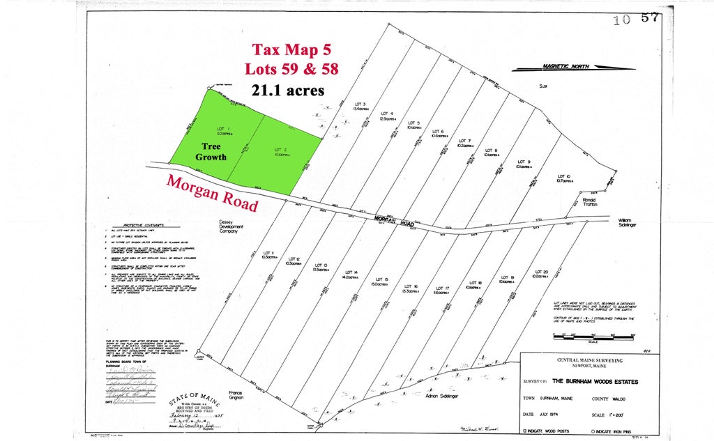 Photo of Lots 1 &amp; 2 Morgan Road, Burnham, ME 04848 (MLS # 1670206)