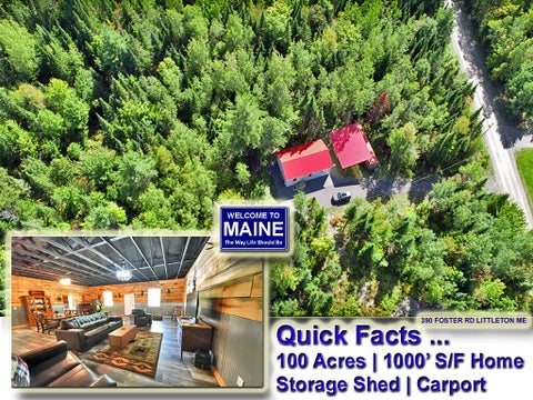 Photo of 390 Foster Road, Littleton, ME 04730 (MLS # 1680394)