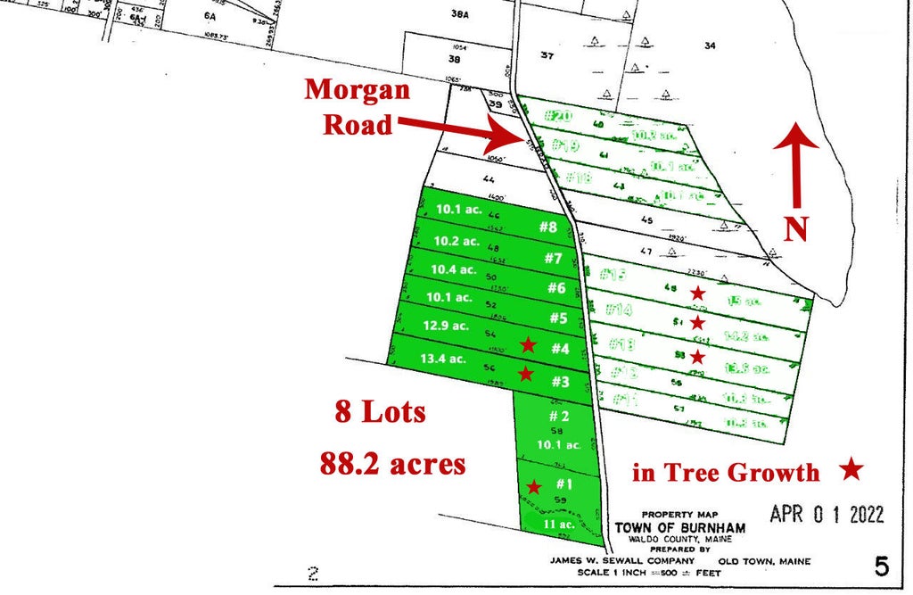 Photo of 8 Lots Morgan Road, Burnham, ME 04922 (MLS # 1674628)