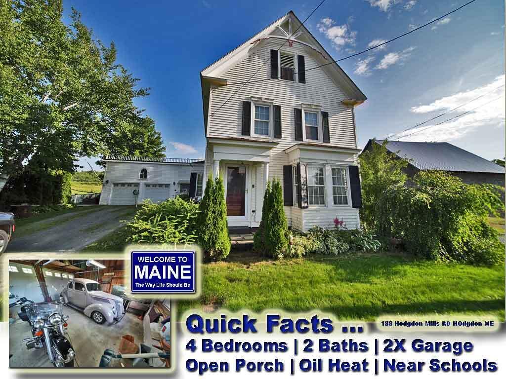 Photo of 188 Hodgdon Mills Road, Hodgdon, ME 04730 (MLS # 1684403)
