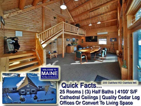 Photo of 205 Oakfield Smyrna Road, Oakfield, ME 04763 (MLS # 1665012)