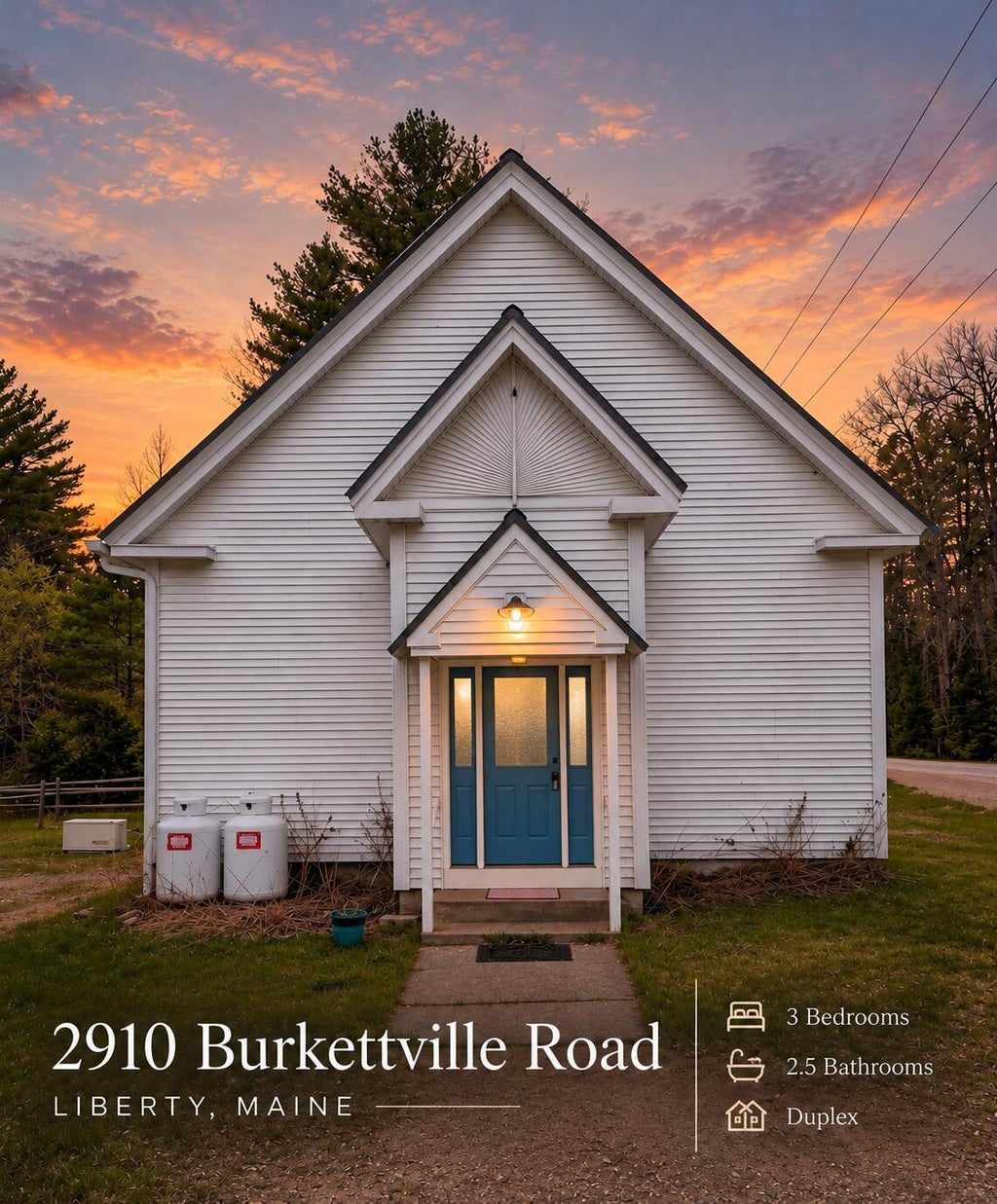 Photo of 2910 Burkettville Road, Liberty, ME 04949 (MLS # 1662188)