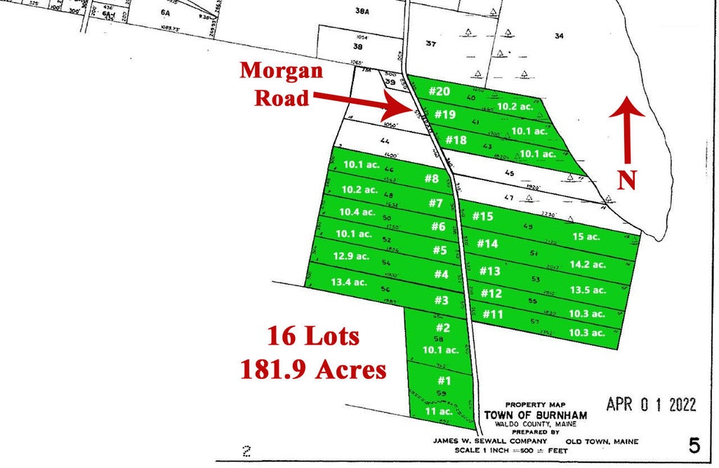 Photo of 00 Morgan Road, Burnham, ME 04922 (MLS # 1669876)