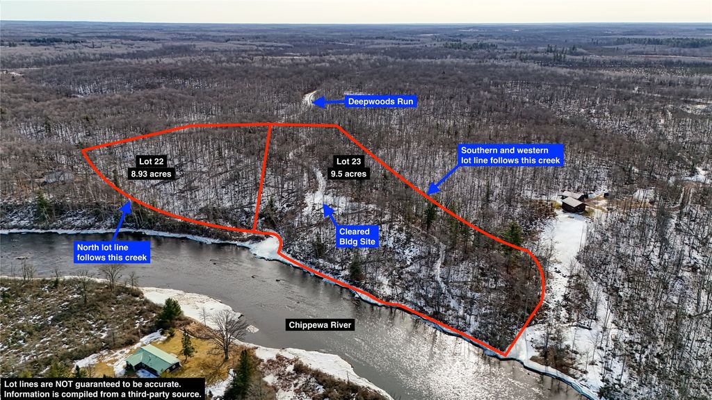 Photo of Lots 22-23 Deepwoods Run, Ojibwa, WI 54862 (MLS # 1599040)